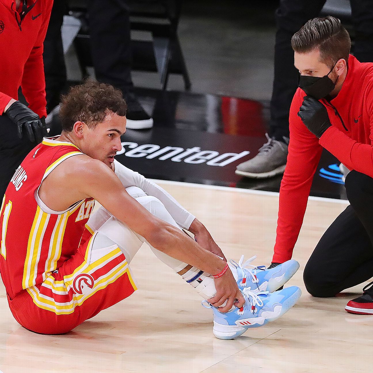 MRI shows Atlanta Hawks' Trae Young has bone bruise in foot; guard questionable ..