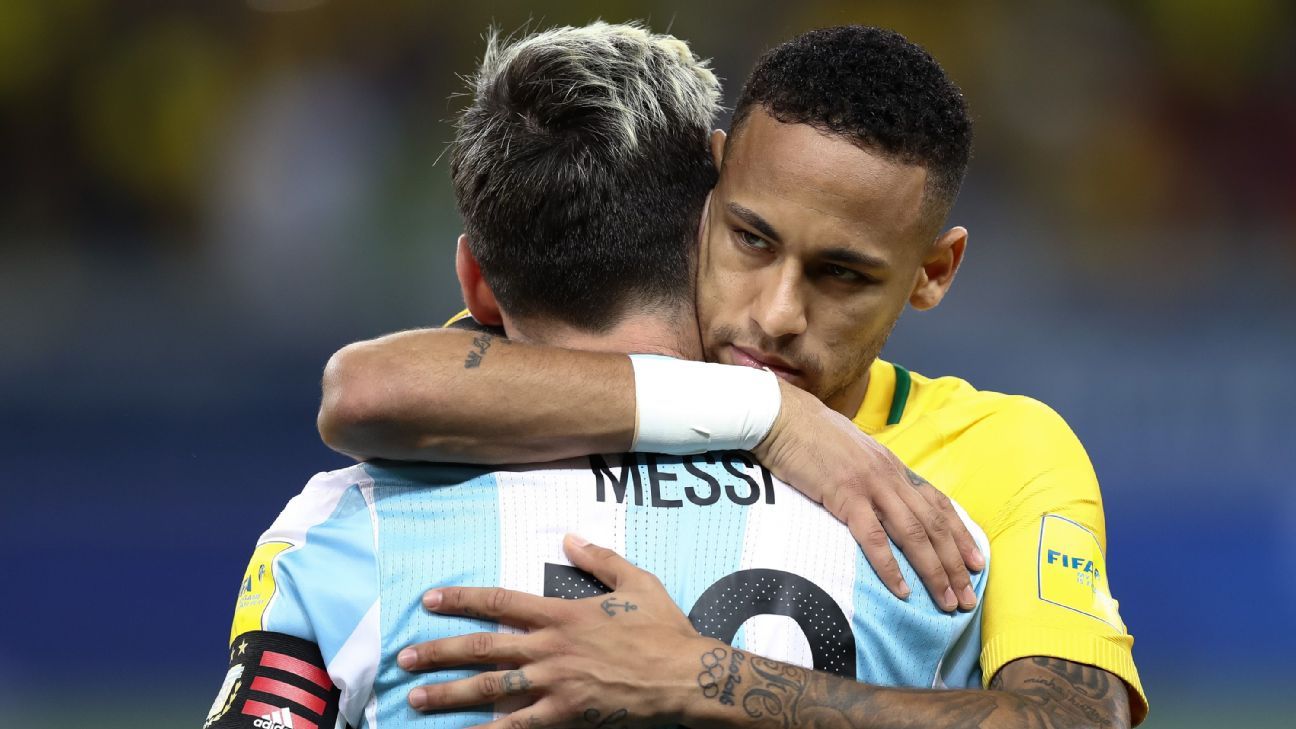 Argentina vs. Brasil  Neymar encara a sus críticos por supuesto