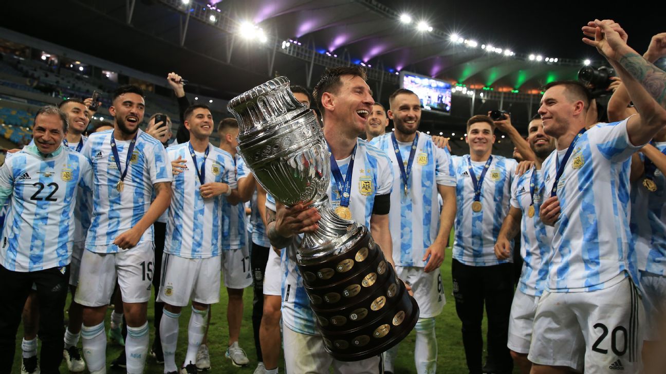 Argentina's team effort over Brazil leads Lionel Messi to Copa America glory