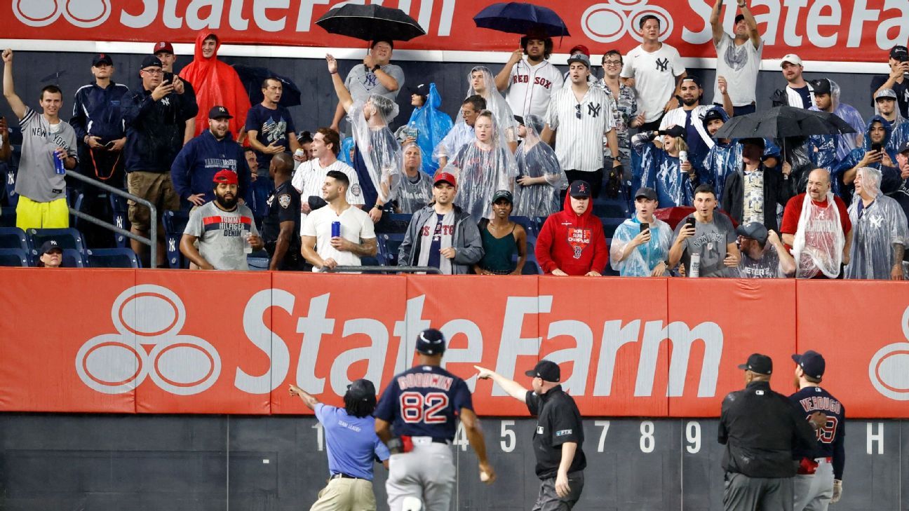 Fan At Yankee Stadium Throws Baseball At Alex Verdugo, Hits Him In