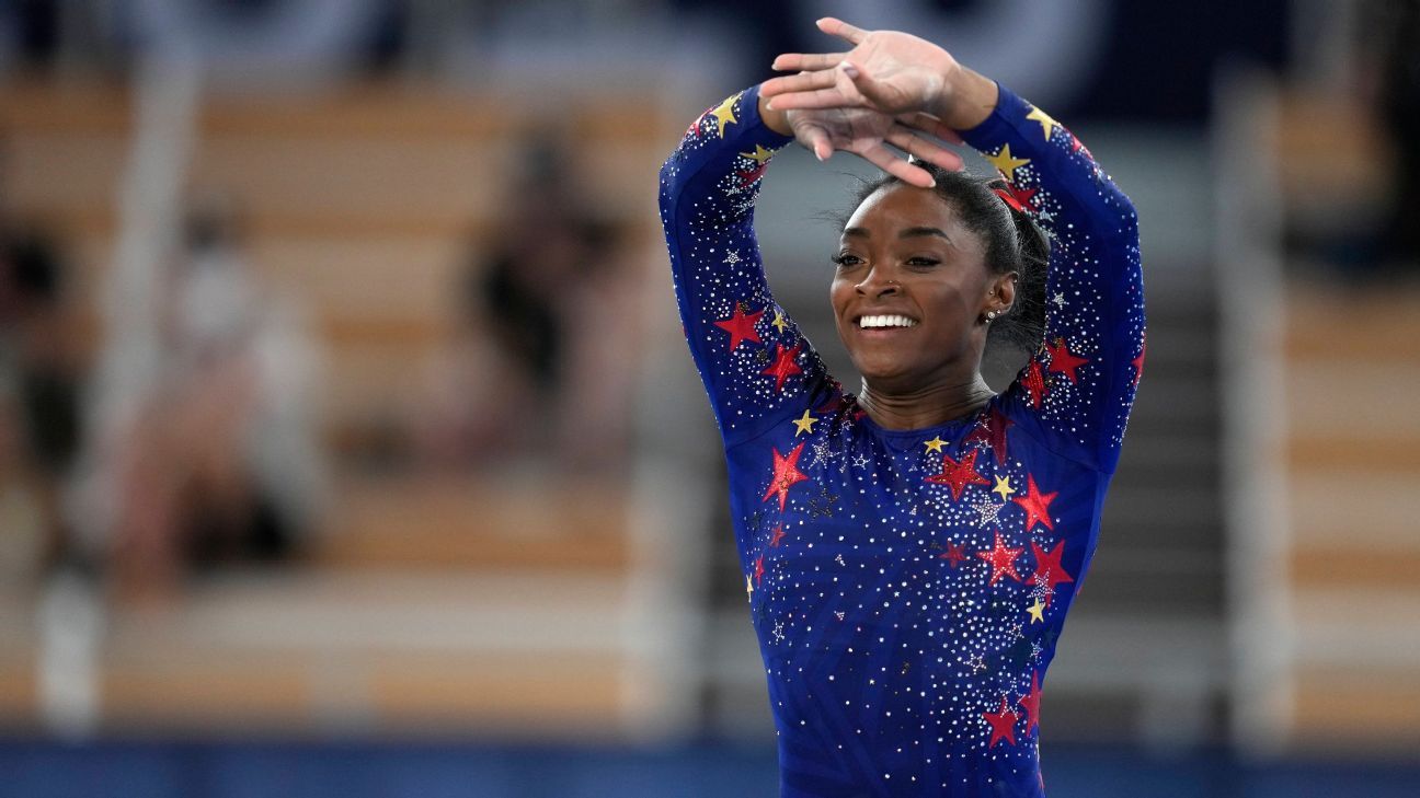 女子奥林匹克体操现场直播更新 – 西蒙娜·拜尔斯 (Simone Biles) 在团体决赛中与美国队竞争