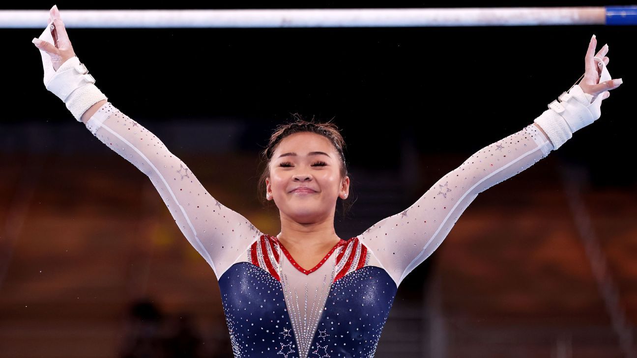 Sunisa Lee wins gold for U.S. in gymnastics all-around at Tokyo Olympics