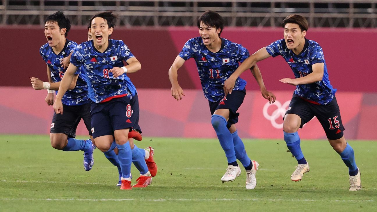 Japan U23 Vs New Zealand U23 Football Match Summary July 31 21 Espn