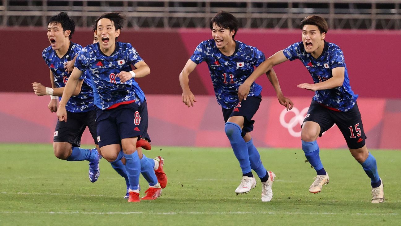 Japan U23 vs. New Zealand U23 - Football Match Report - July 31, 2021 - ESPN
