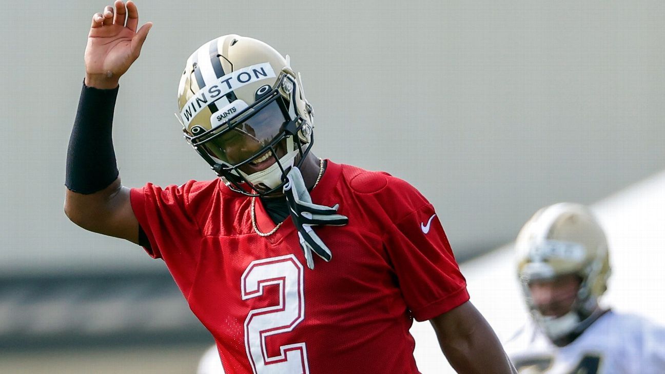 Taysom vs. Jameis QB battle: Their first day at Saints training camp –  Delco Times