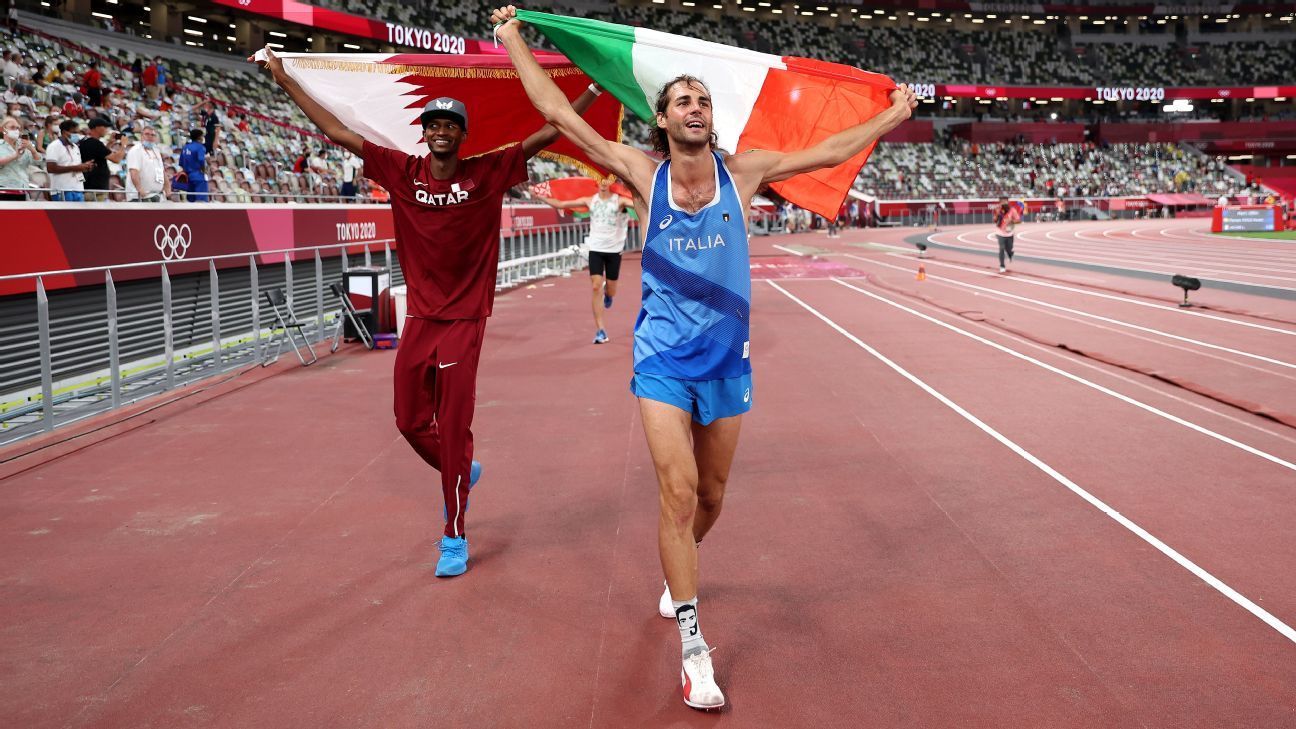 Barshim y Tamberi, oro compartido en salto en alto con 2 ...