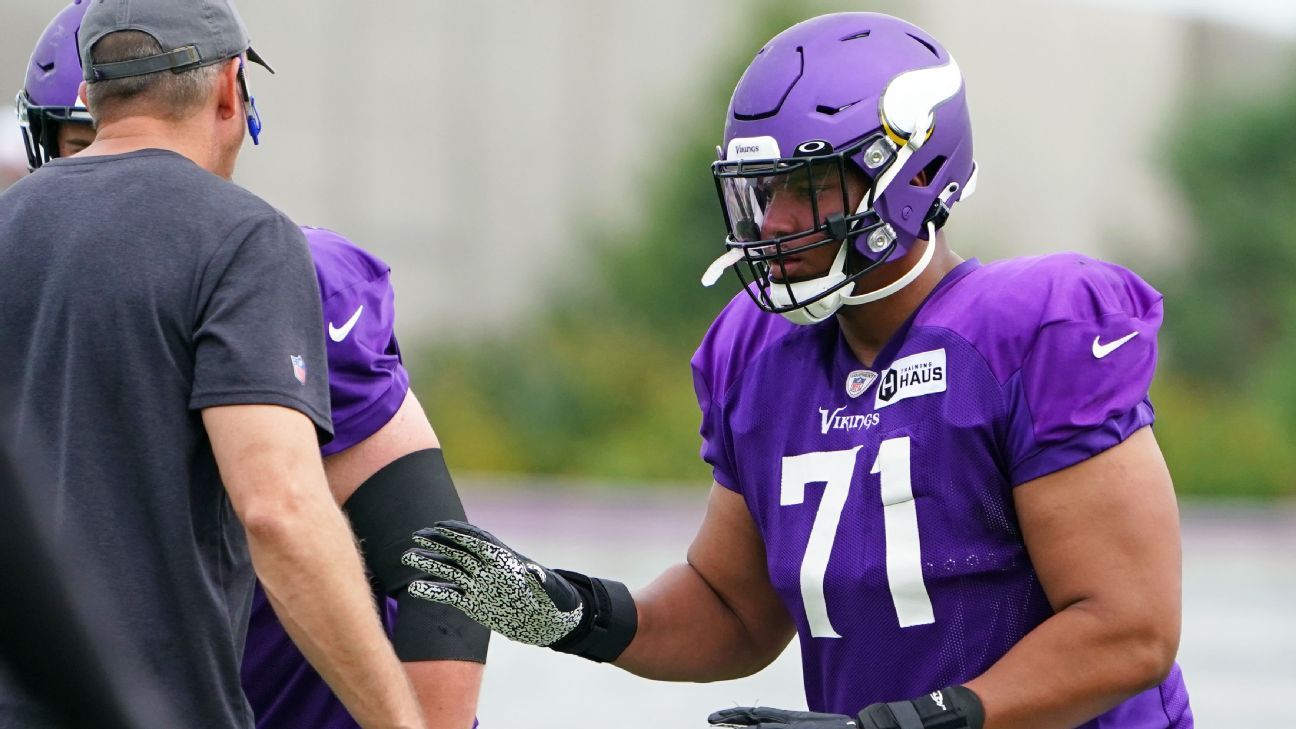 Christian Darrisaw has returned to practice, but Vikings say Rashod Hill is  'our guy' at left tackle