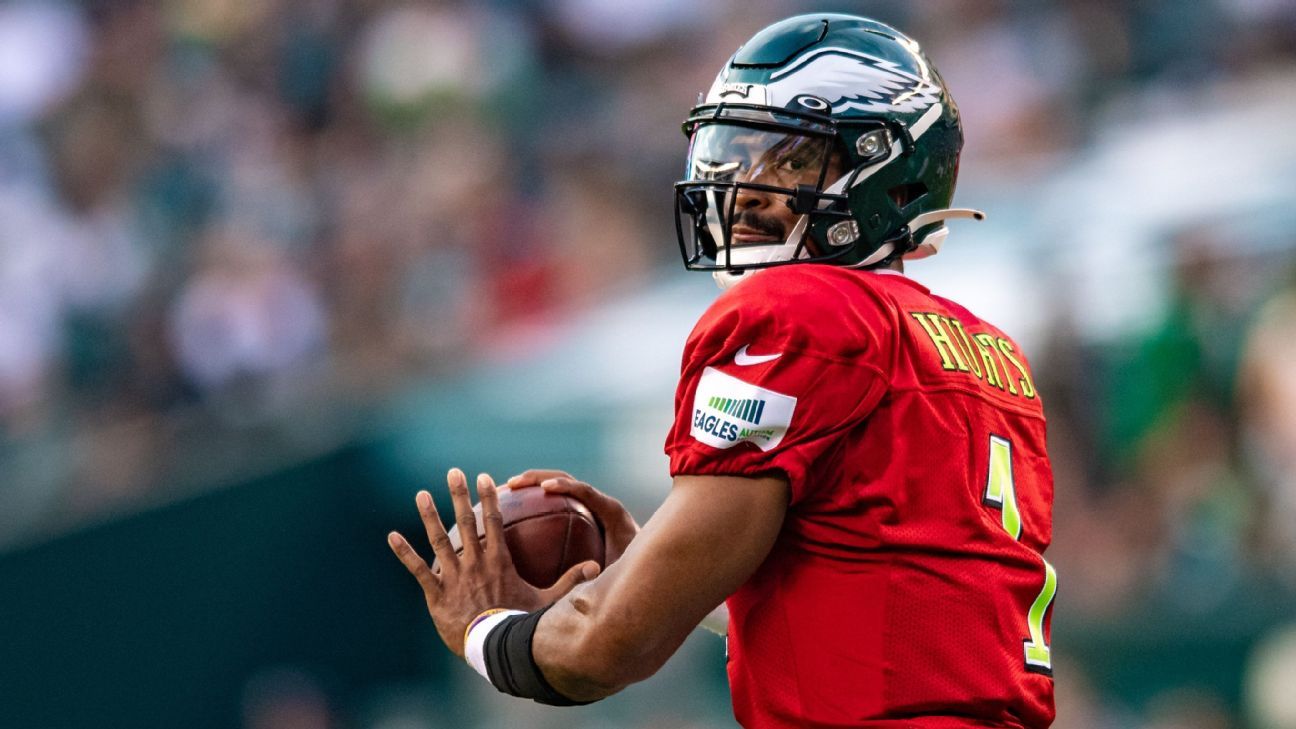 Jalen Hurts shined in 14th day of Eagles' training camp