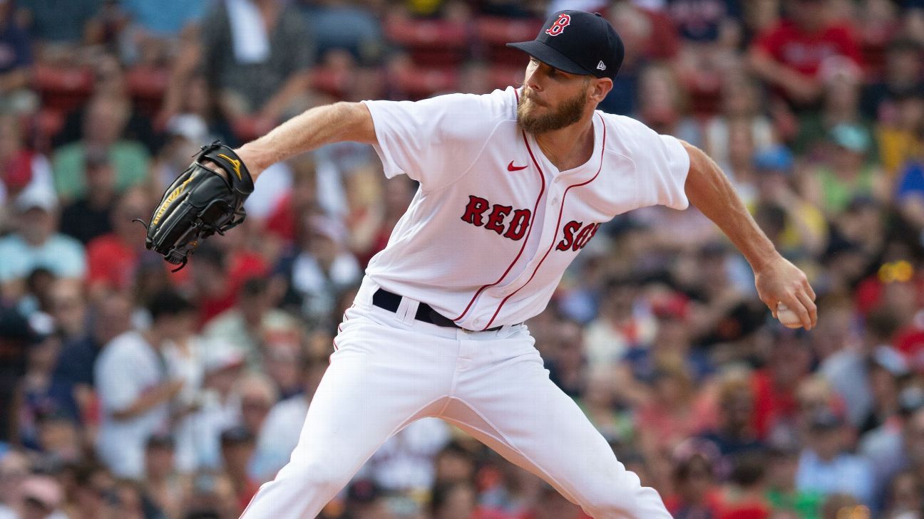 Chris Sale, backed by Boston Red Sox bats, wins in first start since 2019