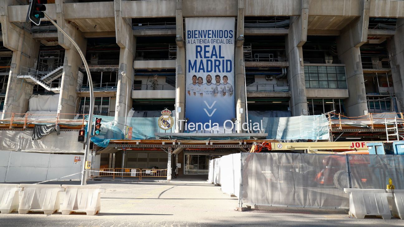 They rob the Real Madrid store at the Santiago Bernabéu