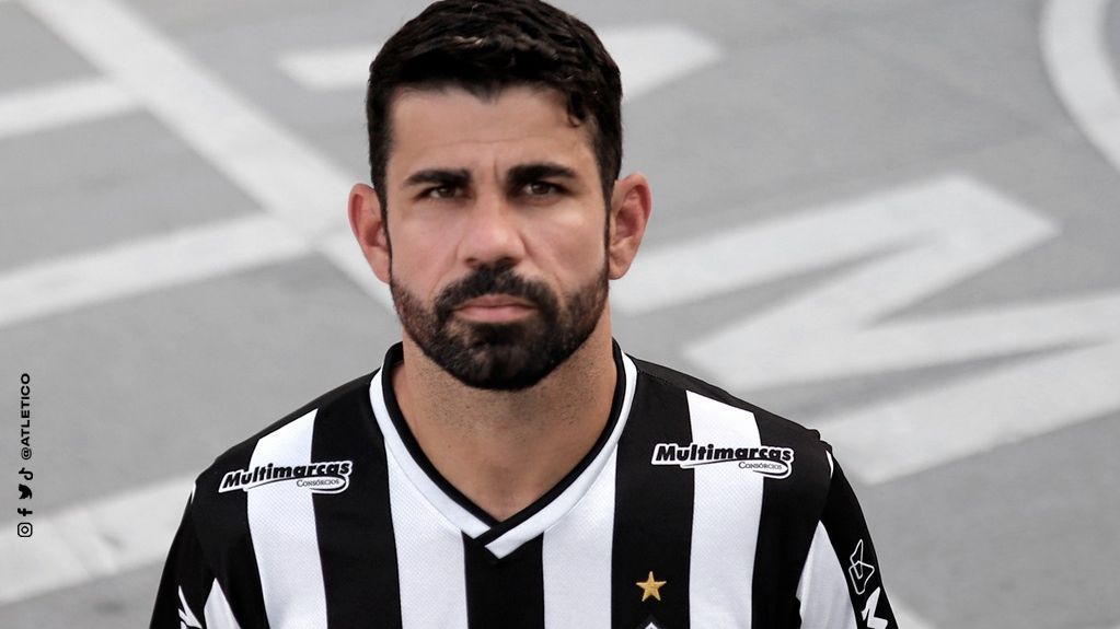 Diego Costa, determined to make history at Atlético Mineiro: “I came to fight”