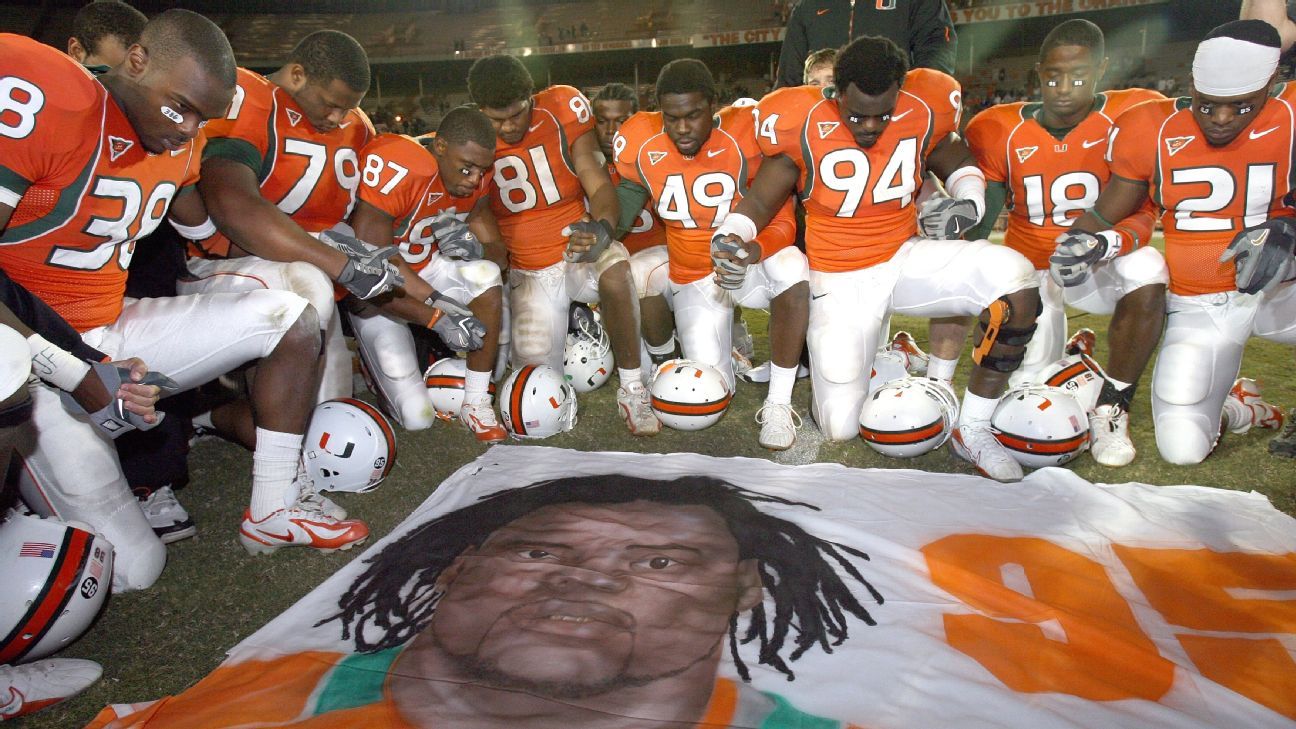 Former Miami Hurricanes player Rashaun Jones arrested in 2006 murder of teammate..