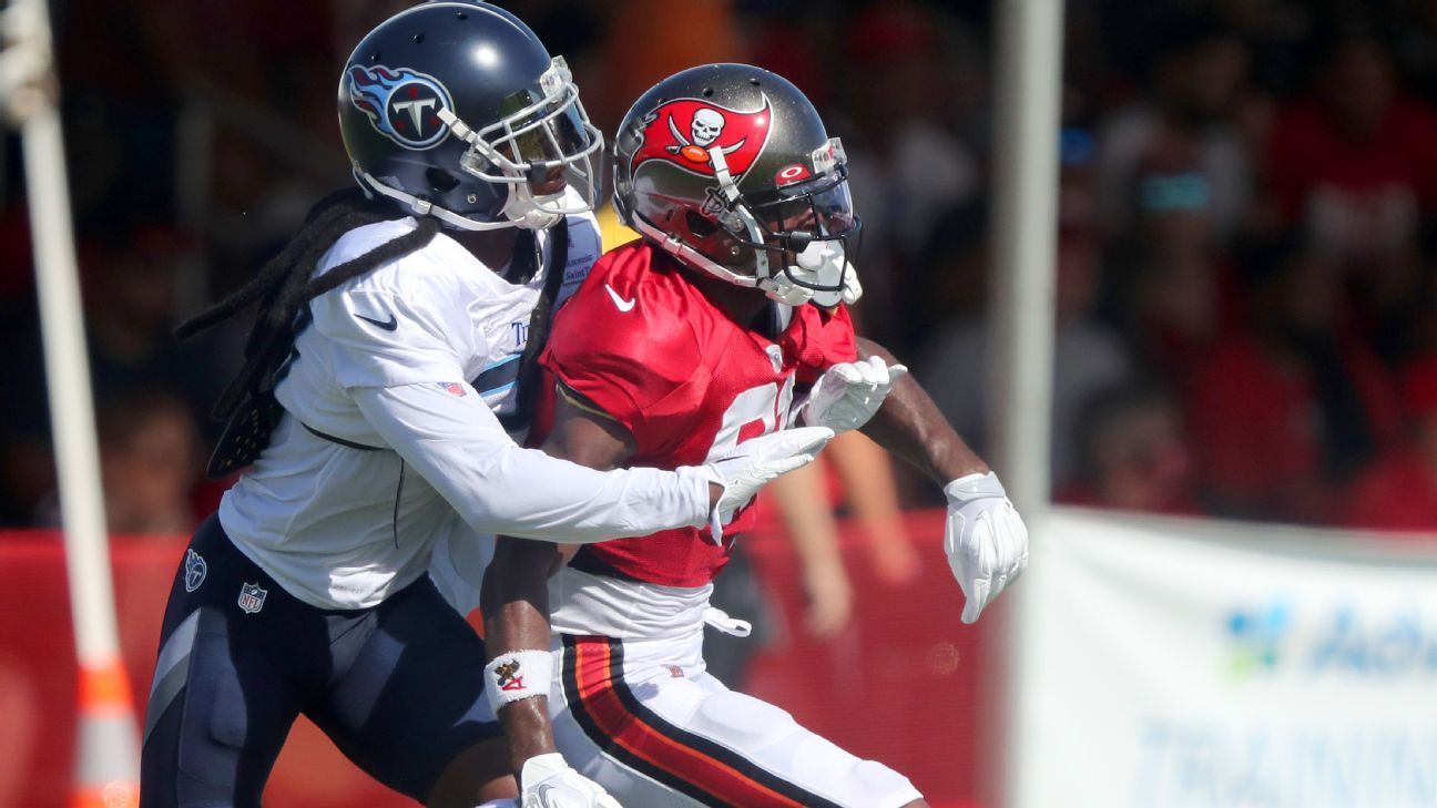 Tempers flare at intense Tennessee Titans-Tampa Bay Buccaneers joint practice