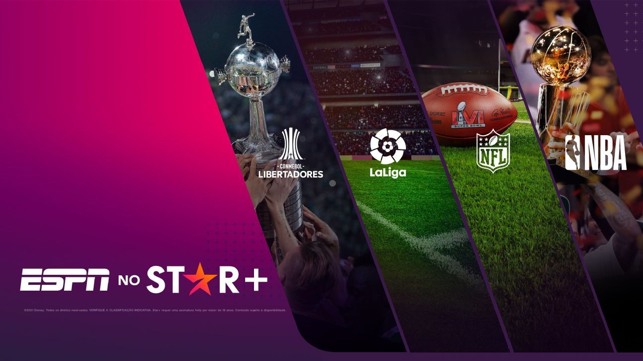 Eventos exclusivos Star+, NFL, Finais do US Open e Europa