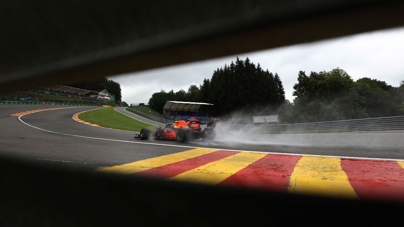 Checo Pérez will start seventh in the Belgian GP