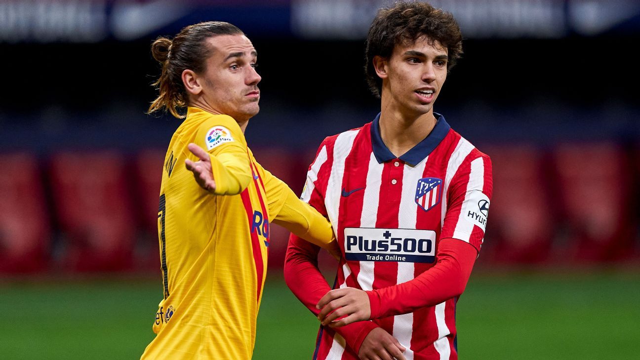 Barcelona and Atletico Madrid in Griezmann, Joao Felix swap talks - sources