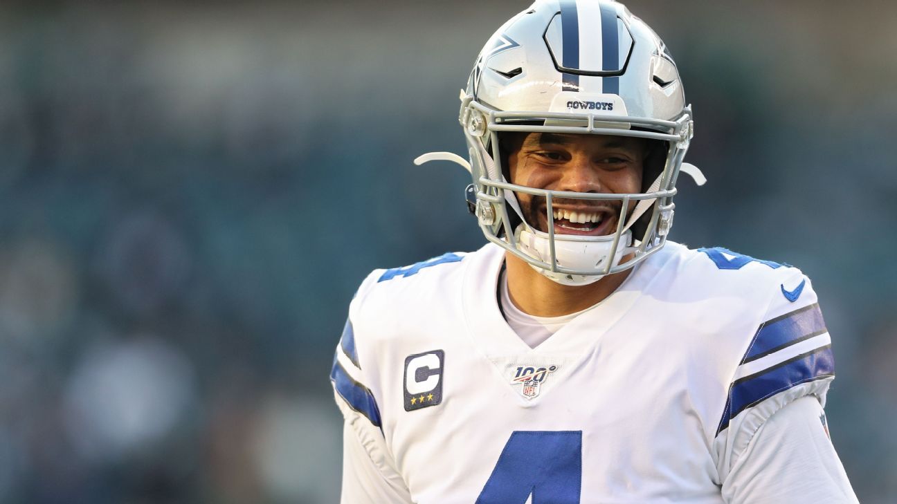 “So you’re Patrick Mahomes?”  – Cowboys CB son Trevon Diggs had a fun way to greet Dak Prescott