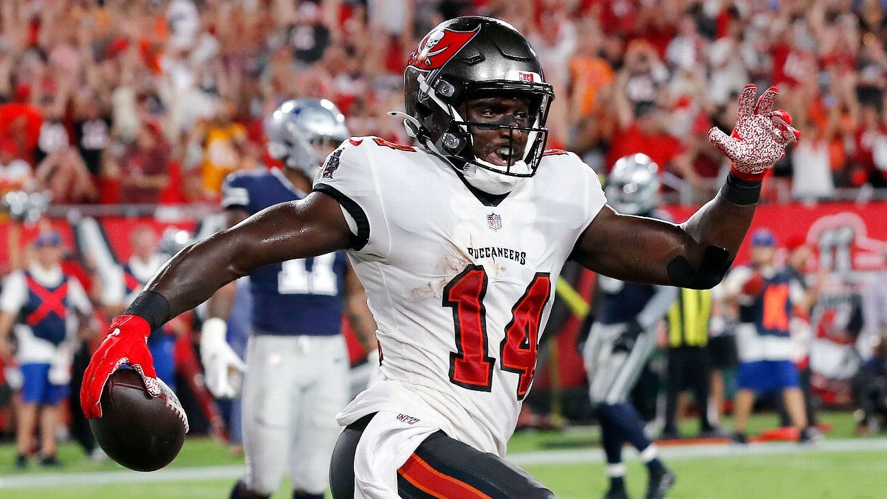 Tampa Bay Buccaneers place franchise tag on wide receiver Chris Godwin, 26, sour..