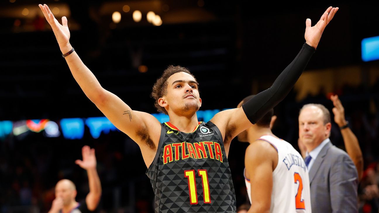 In the WWE ‘Smackdown’, Trae Young, star of the Atlanta Hawks, continues to cross the garden