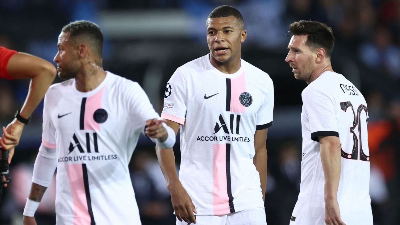 club brugge vs psg stats