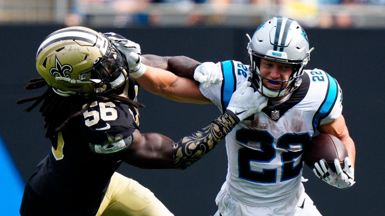 Carolina Panthers: Christian McCaffrey on concerning pace