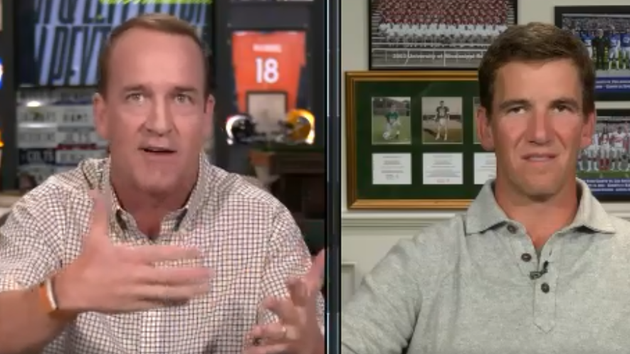 peyton manning eli manning show