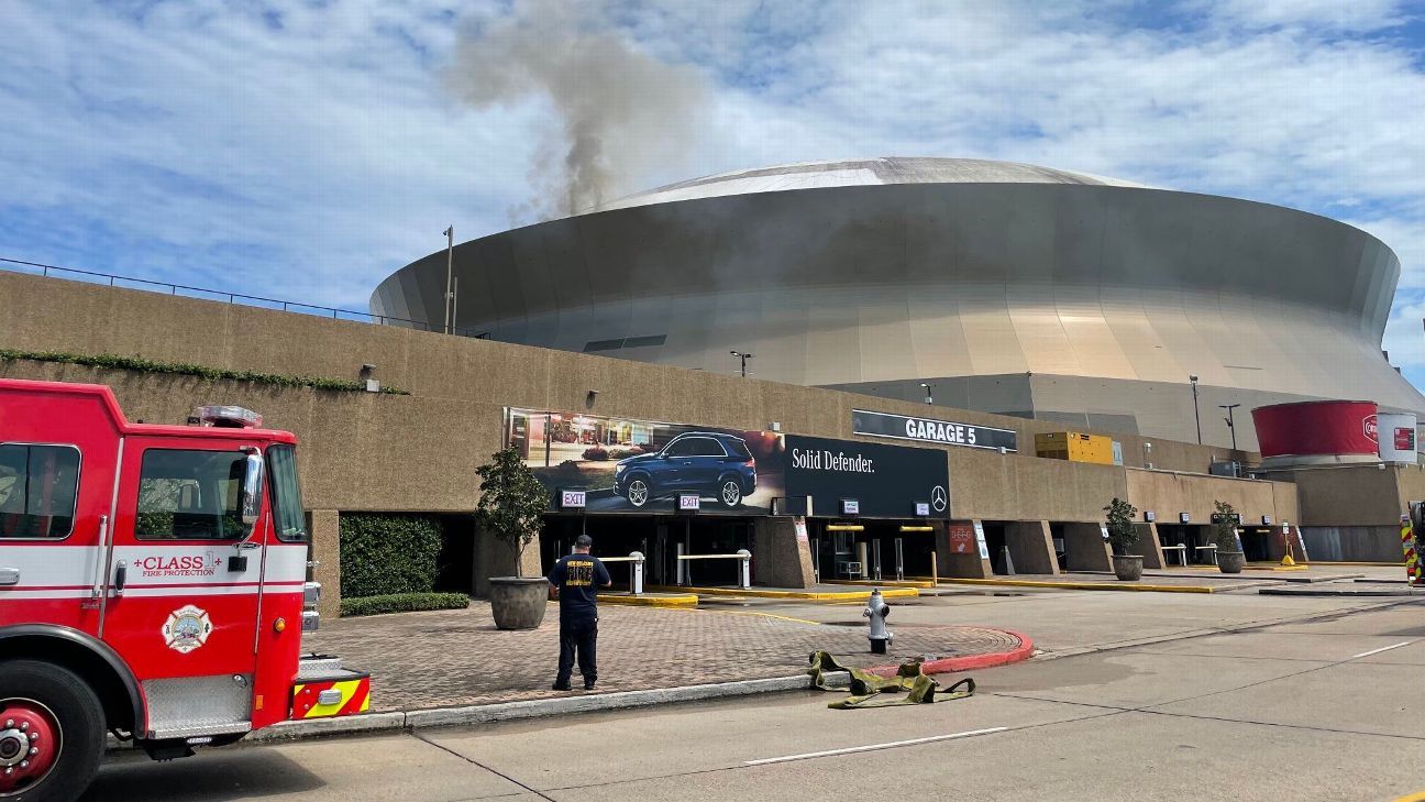 Se incendia el techo del Superdome de los Saints