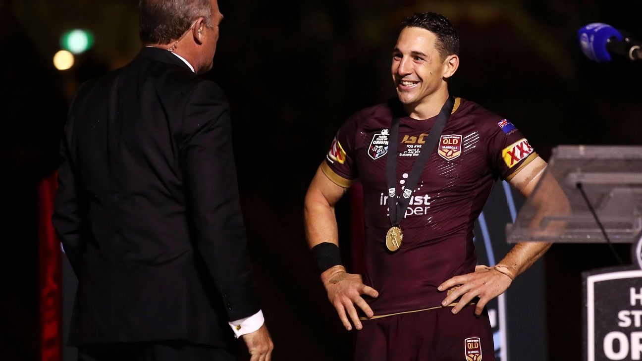 NRL Passion leads Billy Slater to top Queensland Maroons job - ESPN