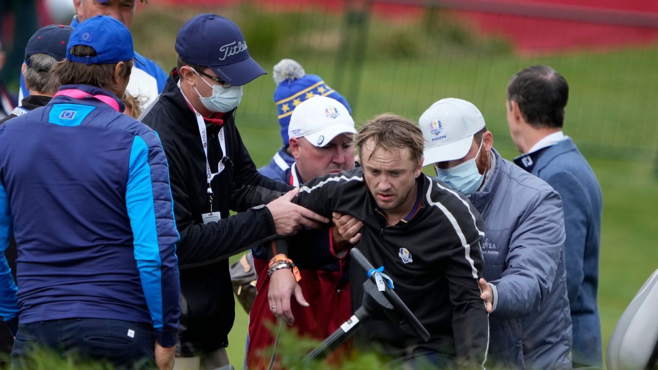 British actor Tom Felton of 'Harry Potter' fame collapses during golf exhibition..