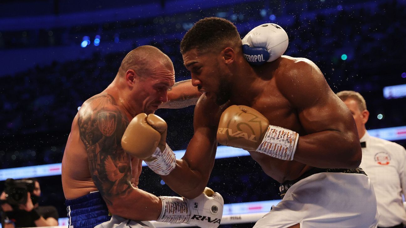 Anthony Joshua promises rematch following Oleksandr Usyk defeat