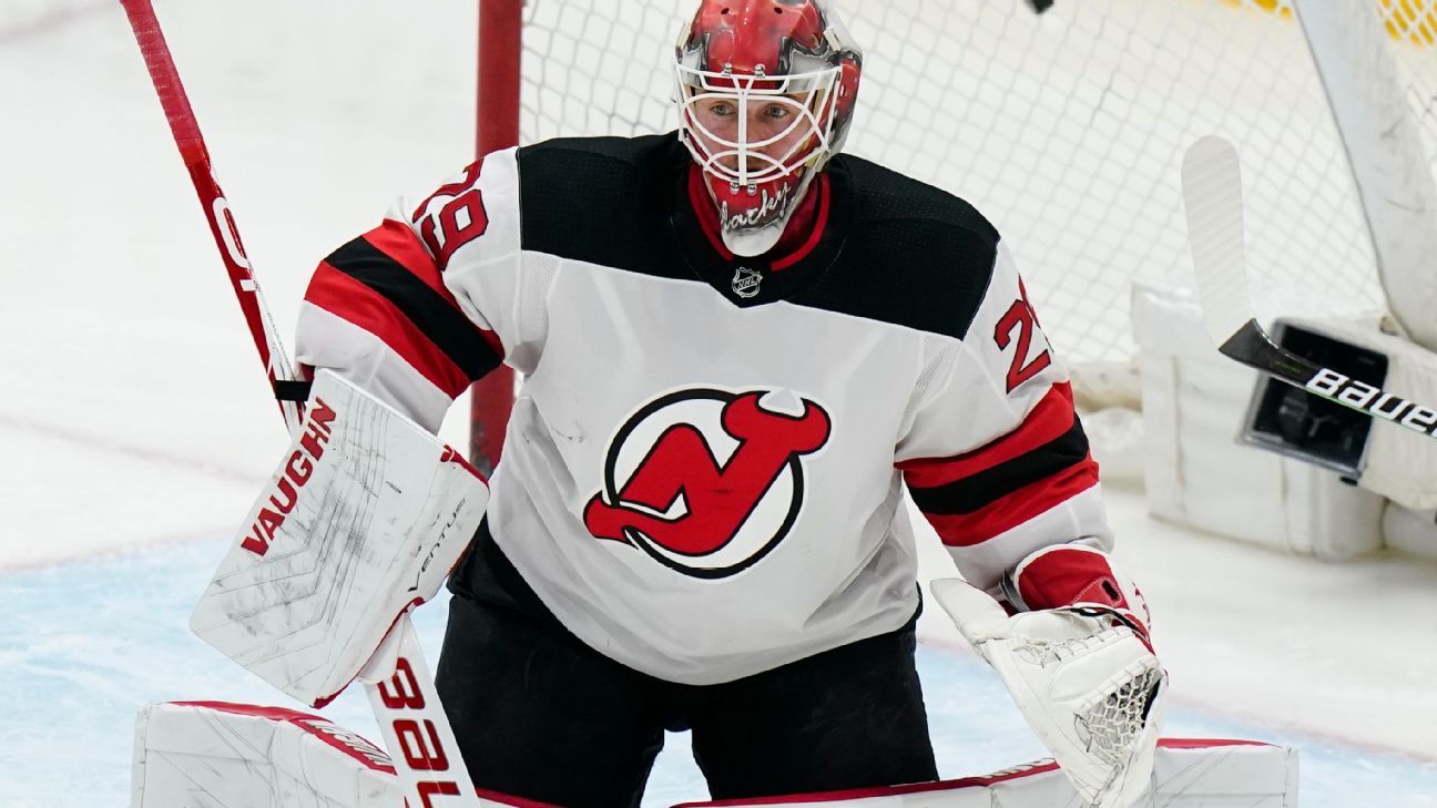 New Jersey Devils goaltender Mackenzie Blackwood 'currently' unvaccinated, doesn..