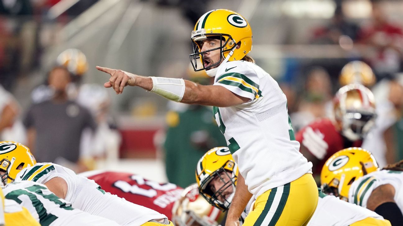 Aaron Rodgers, Packers live home underdogs to Rams, Betting