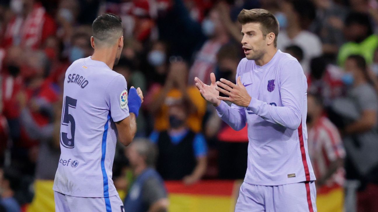 Busquets, Pique picked apart as Barcelona back line capitulates in defeat  at Atletico