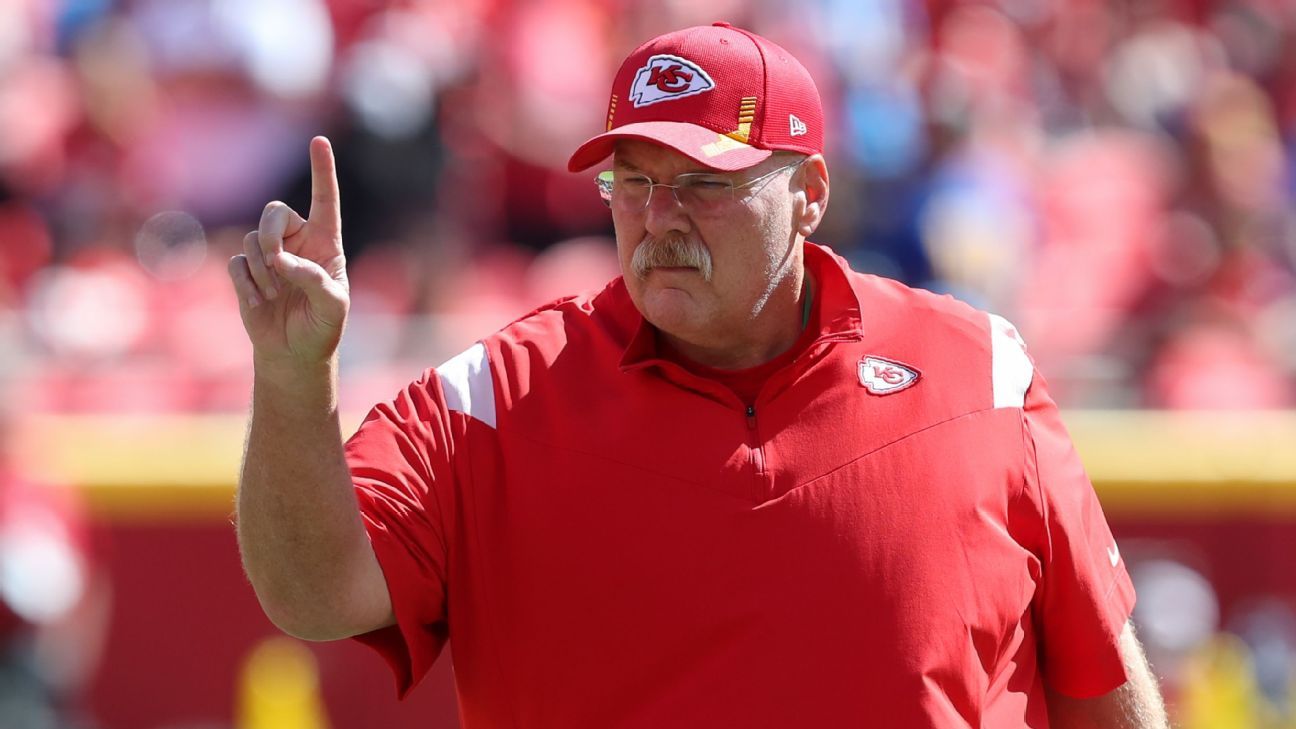 Kansas City Chiefs coach Andy Reid first to win 100 NFL games with two teams
