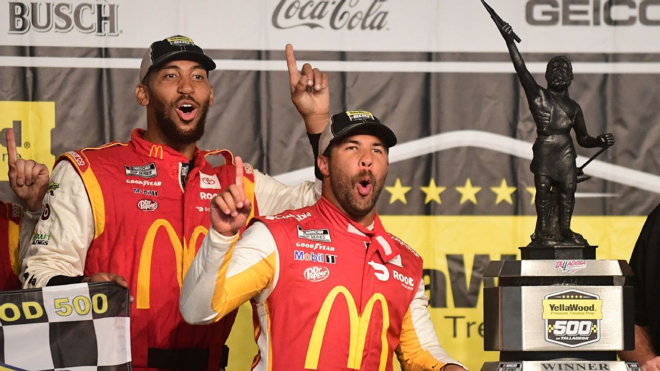 Bubba Wallace vence Talladega, torna-se o segundo piloto negro a vencer uma corrida da NASCAR Cup