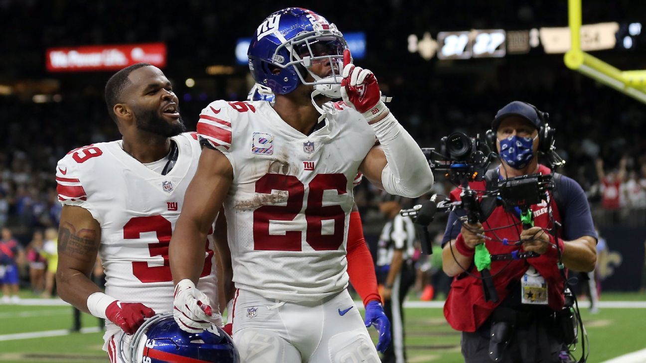 Saquon Barkley: Playoff promise to be great resonates with NY Giants