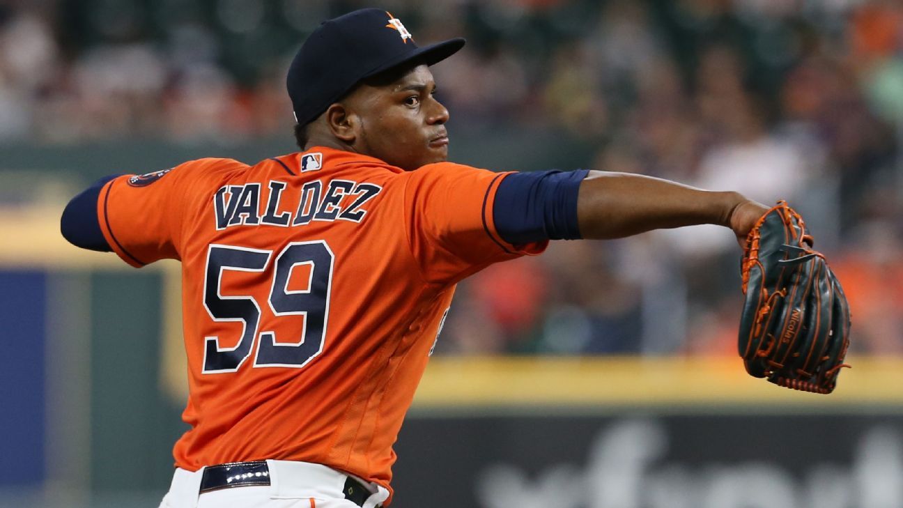 Astros name LHP Framber Valdez as ALCS Game 2 starter