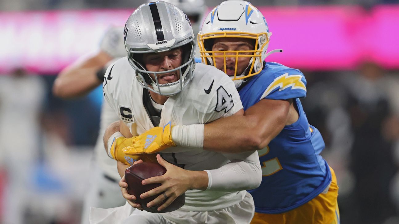 Better, worse or the same? Looking at the Las Vegas Raiders' offense - ESPN  - Las Vegas Raiders Blog- ESPN