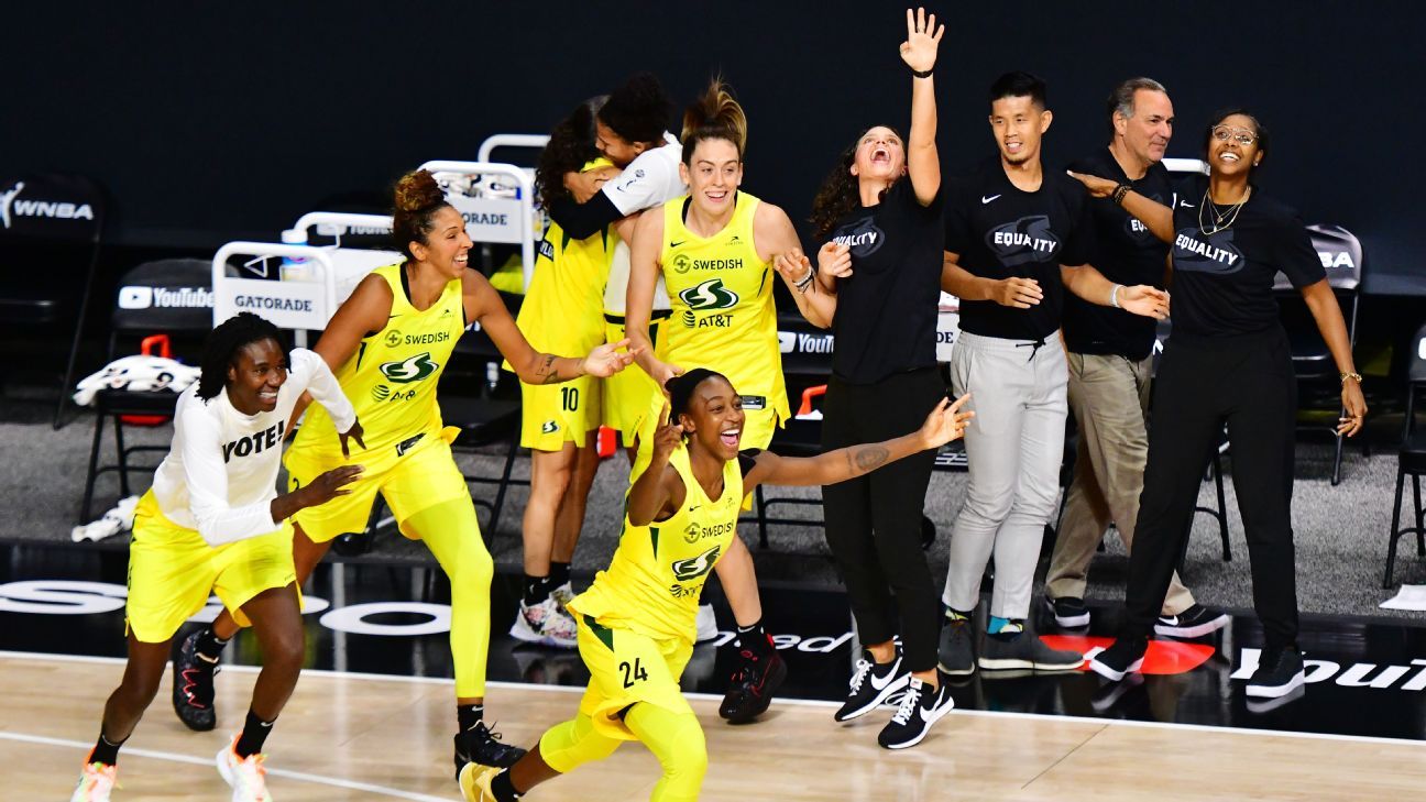 Aces de Las Vegas: ¿Dinastía WNBA? Analizamos sus Títulos y Ranking 3 Seattle Storm 2020
