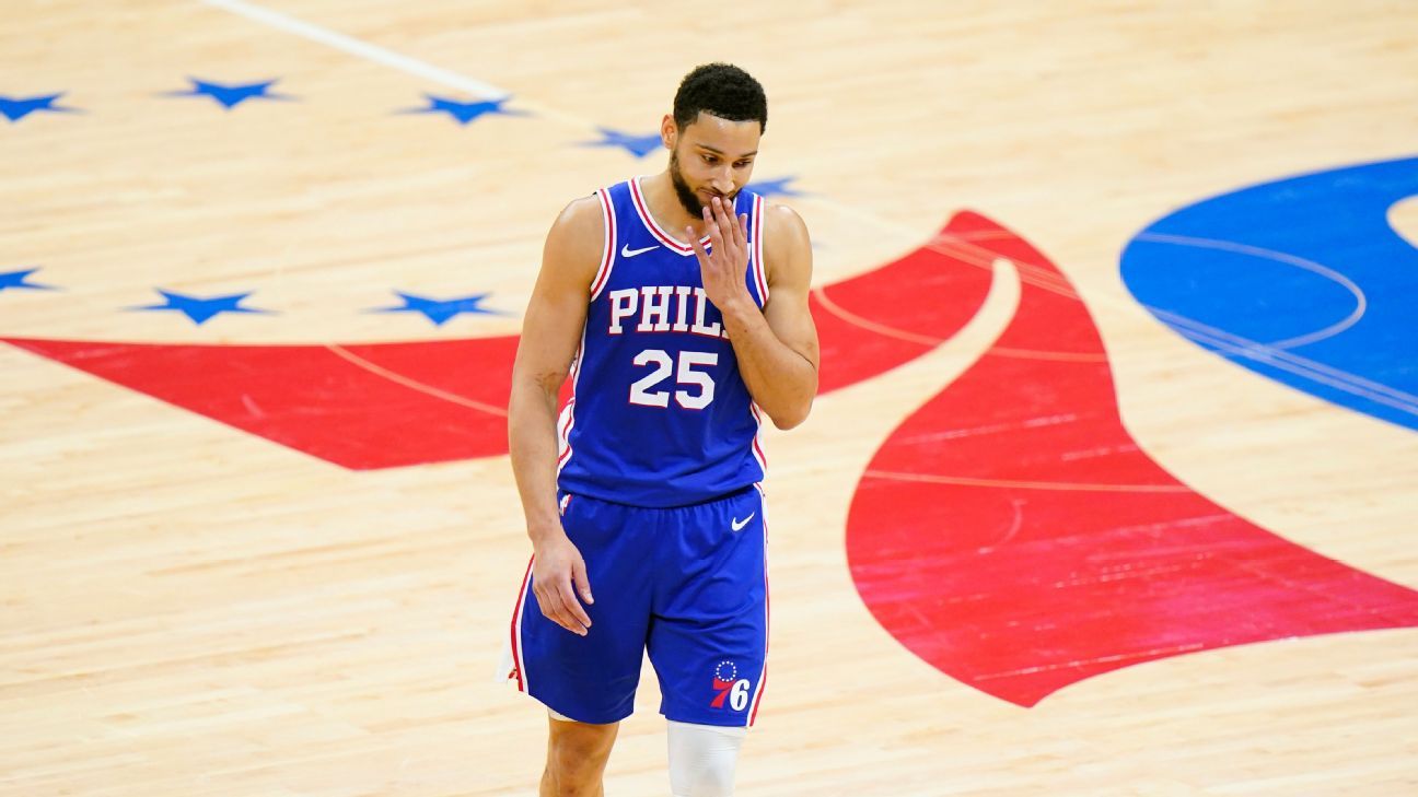 Sources: Ben Simmons won't meet Philadelphia 76ers doctors to talk mental readiness