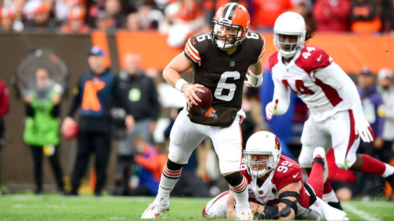 AP source: Browns' Mayfield has torn labrum in left shoulder – KGET 17