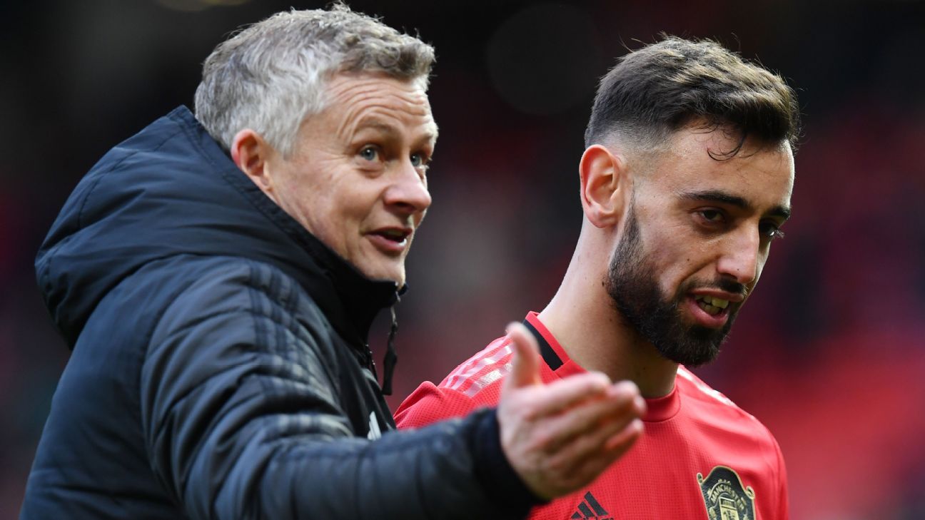 Man United&#39;s Bruno Fernandes says Ole Gunnar Solskjaer is backed by players