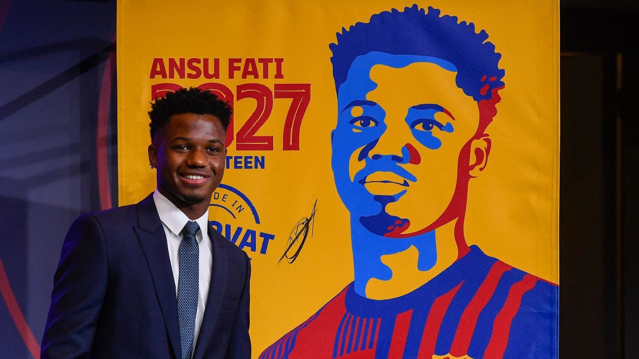 In Barcelona's post-Messi world, Ansu Fati is ready