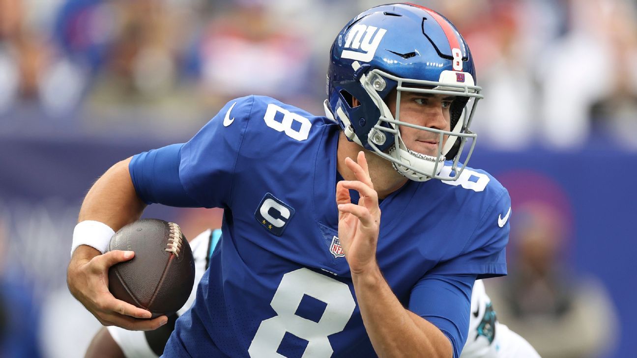 New York Giants QB Daniel Jones to sit out again with neck injury