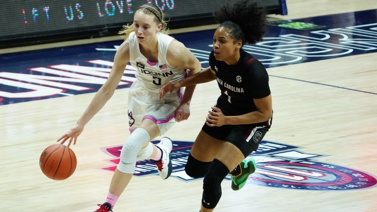 UConn es No. 1 del ranking de pretemporada: Top 25 del básquet NCAA femenino  para el 2021-22 - ESPN