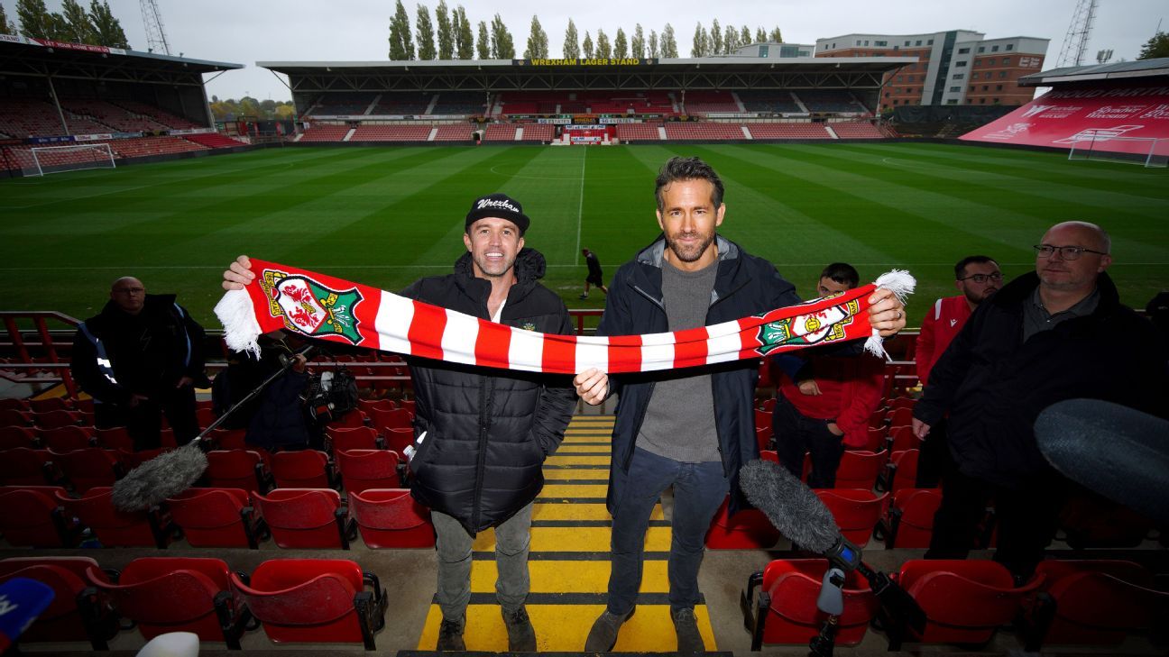 Wrexham owners Ryan Reynolds, Rob McElhenney have Premier League aspirations