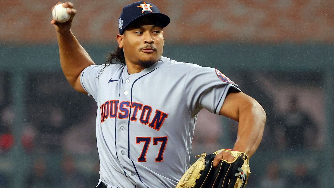 Astros shut down P Garcia due to elbow soreness