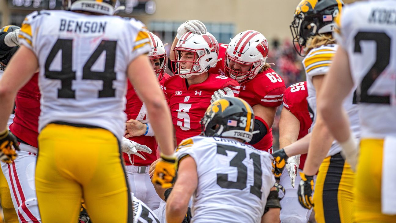 Defense carries Wisconsin Badgers to 27-7 win over No. 9 Iowa Hawkeyes