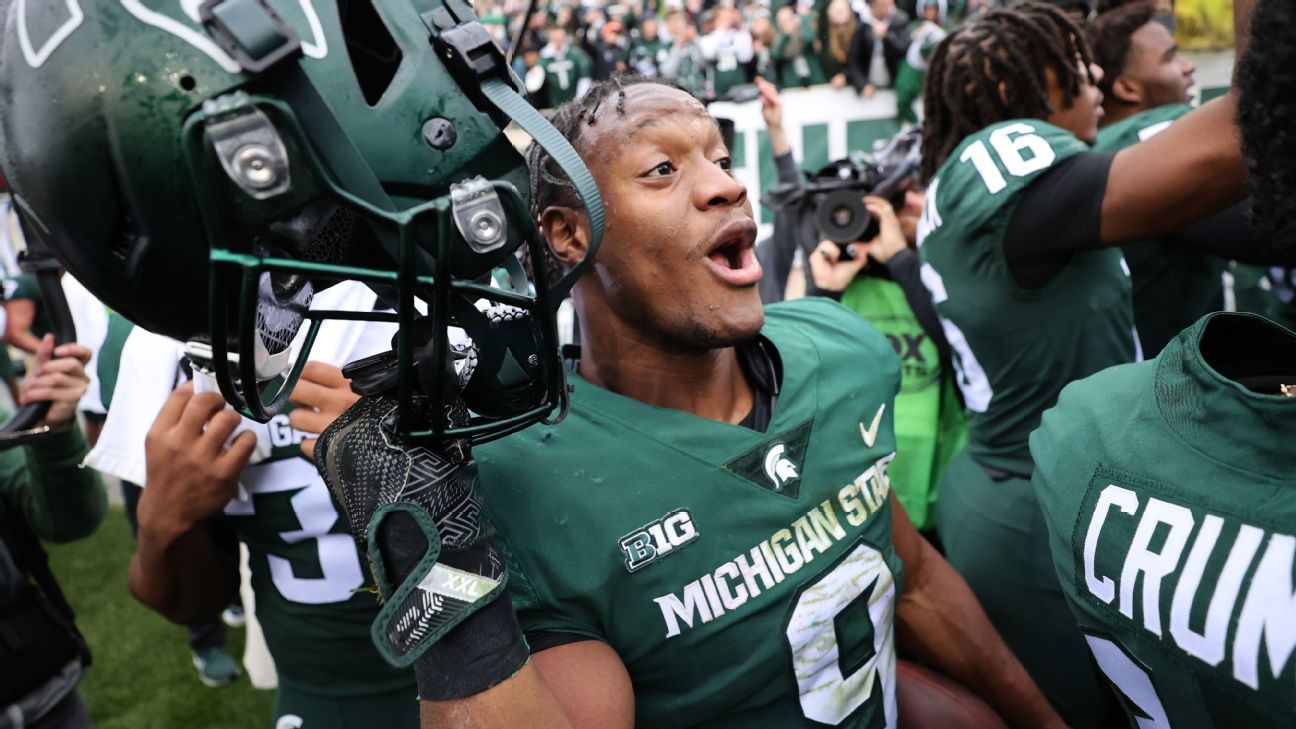 Michigan State Spartans up to No. 5; Wake Forest in top 10 for first time