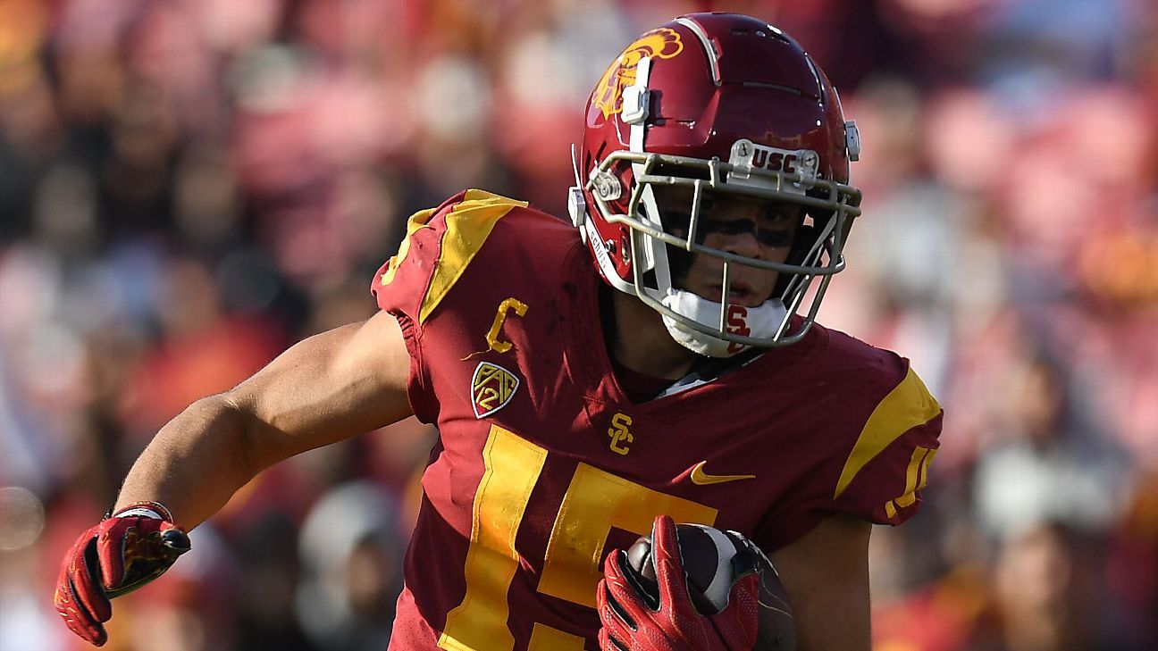 USC WR Drake London rises on Mel Kiper's NFL draft board